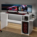 Ver imagem 1 de Mesa Computador Gamer Creta Mavaular Branco