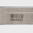 Ver imagem 3 de Cama Box Baú Casal Branco Colchão Molas Ensacadas Airtech Springpocket 138x188 - Ortobom