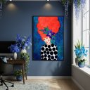Ver imagem 2 de Quadro Decor Eu Sou Meu Cabelo 70x50cm Mold Preta