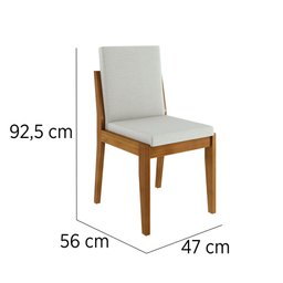 Conjunto Mesa Monalisa com 6 Cadeiras Lady Nesher - 9