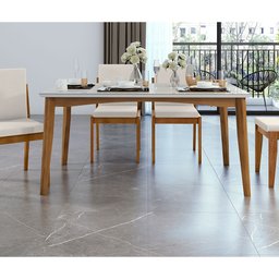 Conjunto Mesa Monalisa com 6 Cadeiras Lady Nesher - 4