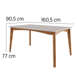 Conjunto Mesa Monalisa com 6 Cadeiras Lady Nesher - 8