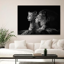 Ver imagem 3 de Quadro Casal de Leões -- BR ARTES