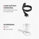 Ver imagem 4 de Panela de Pressão Elétrica Digital 6l Mondial Vermelho/inox Pe-60-6l-ri 220v/60hz