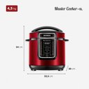 Ver mais imagens de Panela de Pressão Elétrica Digital 6l Mondial Vermelho/inox Pe-60-6l-ri 220v/60hz