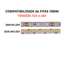 Ver imagem 4 de Kit 20 Emenda Curva L Fita Led 10mm 12v 24v