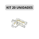Ver imagem 1 de Kit 20 Emenda Curva L Fita Led 10mm 12v 24v