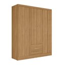 Ver imagem 3 de Guarda Roupa Casal 6 Portas 2 Gavetas Touch - Freijó