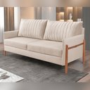 Ver imagem 1 de Sofá 2 Lugares Living Orion Design Ergonômico Bege Médio