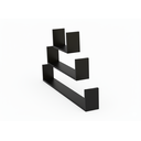 Ver imagem 2 de Kit 3 Nicho Prateleira U 30/60/90 Sala Mdf Decoração Cozinha