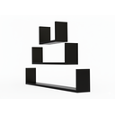 Ver imagem 3 de Kit 3 Nicho Prateleira U 30/60/90 Sala Mdf Decoração Cozinha