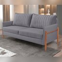 Ver imagem 1 de Sofá 2 Lugares Living Orion Design Ergonômico Cinza