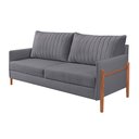 Ver imagem 2 de Sofá 2 Lugares Living Orion Design Ergonômico Cinza