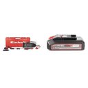 Ver imagem 1 de Kit Lixadeira de Paredes À Bateria Te-dw 18/225 Li com Bateria Power-x-change 18v 2,5 Ah Li Einhell