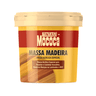 Massa Repara Madeira Rejunta Calafeta Base Água Cores 1,3kg - 2
