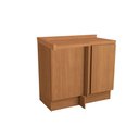 Ver imagem 1 de Balcão de Cozinha C/ Tampo Ciela R627 Canto Reto C/ 1 Porta 98cm Canela - Kappesberg