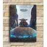Placa Decorativa - Star Wars: Grogu Baby Yoda - Grande - Português - 1