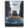 Placa Decorativa - Star Wars: Grogu Baby Yoda - Grande - Português - 2