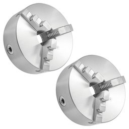 Placa para Torno com 3 Castanhas Universal 160mm - 2 Peças - 1