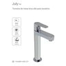 Torneira Kohler July de Mesa para Banheiro Bica Alta - 2