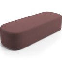 Ver imagem 1 de Puff Decorativo Orgânico para Living Quarto 140cm Doha W01 Suede Rosê - Lyam Decor