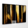 Quadro Abstrato Duo Luxury Grande Moderno em Canvas Premium - 2