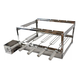 Gira Grill para Churrasqueira Pré Moldadas 65cm 5 Espetos