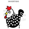Adesivo de Geladeira Galo-Medio 42x37cm - 3