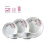 Conjunto Pratos E Xícaras De Chá Eterna Porcelana Schmidt - 4
