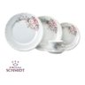 Conjunto Pratos E Xícaras De Chá Eterna Porcelana Schmidt - 1