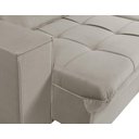 Ver imagem 4 de Sofá Retrátil Reclinável Cancún 2,90 Veludo Castanho Premium Império Estofados