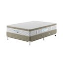 Ver imagem 1 de Cama Box Casal Bio Ocean Spubio Incofal Marrom Claro 138x188x60cm