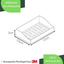 Ver imagem 3 de Porta Sabonete Adesivo De Parede Banheiro Preto DF