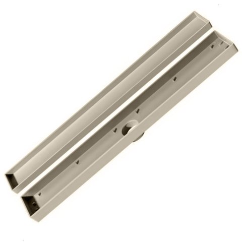 Ralo Oculto Linear de Embutir 5x50 para Porcelanato Bege