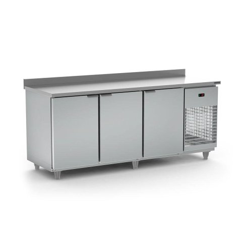 Balcão de Serviço Cozinha 2m Ar Forçado 0 a 5ºc Interno Externo Inox 430 Bsrcoz 2000 220v