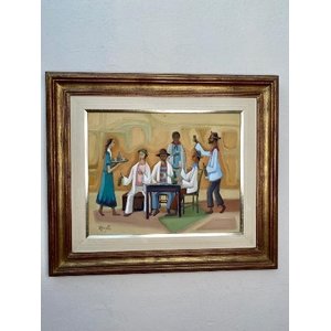 Quadro Decorativo Mesa de Bar Omar Pellegatta