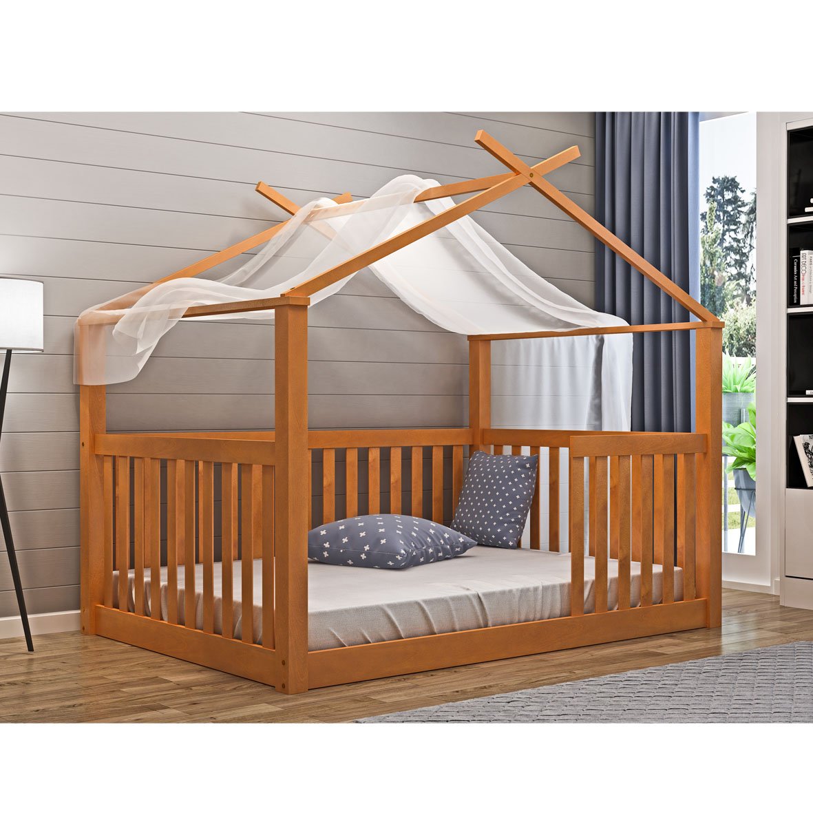 CAMA CASAL MONTESSORIANA CASINHA - MEL