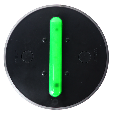 Ecolight Luminária Econômica - Base Preta Verde - 220v