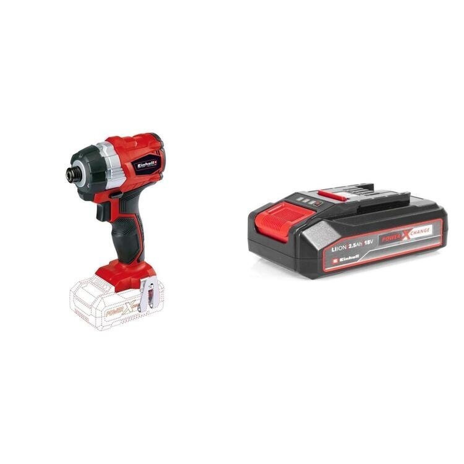 Kit Parafusadeira de Impacto-te-ci 18li Brushless com Bateria