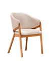 Ver imagem 1 de Cadeira de Jantar Calêndula: Elegância e Conforto Natural em Madeira de Design Tolle Móveis Cal101