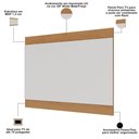 Ver imagem 4 de Painel para Tv 75 Pol 200cm Cairo C04 Off White Matte Freijó - Lyam Decor
