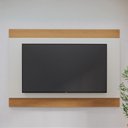 Ver imagem 1 de Painel para TV 75 pol 200cm Cairo C04 Off White Matte Freijó - Lyam Decor