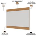 Ver imagem 3 de Painel para TV 75 pol 200cm Cairo C04 Off White Matte Freijó - Lyam Decor