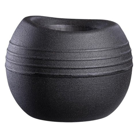 Conjunto de 15 Vasos Decorativo para Plantas Búzios Preto