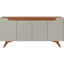 Buffet Atenas 4 Portas Off Cor:off White/naturalle - 6