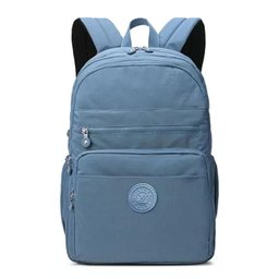 Mochila Escolar Infantil A55 com Chaveiro Macaco Azul - Gv Bolsas - 1