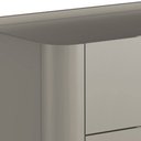 Ver imagem 6 de Cômoda para Quarto Closet Orgânica 3 Gavetas Pés Industrial Dourado Bliss I03 Grigio - Lyam Decor