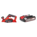 Ver imagem 1 de Kit Plaina a Bateria Te-pl 18/82 Li com Bateria Power-x-change 18v 2,5 Ah Li Einhell