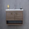 Gabinete Armario para Banheiro 100% MDF com Cuba - Crotone Munique 50cm - 10