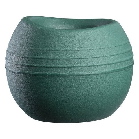 Conjunto de 20 Vasos Decorativo para Plantas Búzios Verde Escuro
